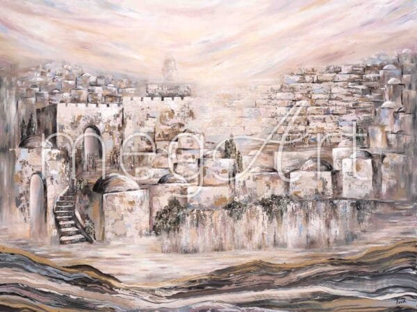 Yerushalayim fluid art
