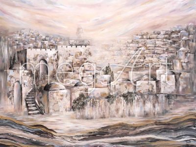 Yerushalayim fluid art
